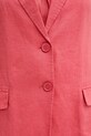 United Colors of Benetton giacca in lino 2AGHDW00R rosa