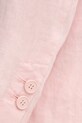 United Colors of Benetton giacca in lino 2AGHDW00R rosa