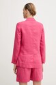 Одяг Льняний жакет United Colors of Benetton 2AGHDW00R рожевий
