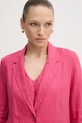 Plátěné sako United Colors of Benetton růžová 2AGHDW00R