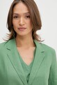 Льняний жакет United Colors of Benetton зелений 2AGHDW00R