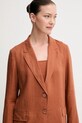 Laneni sako United Colors of Benetton smeđa 2AGHDW00R