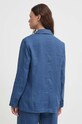Одежда Льняной жакет United Colors of Benetton 2AGHDW00R голубой