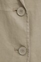 United Colors of Benetton giacca in lino verde 2AGHDW00R