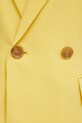 Σακάκι Sisley 2KVXLW01R κίτρινο