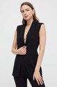 Ρούχα Γιλέκο Patrizia Pepe 2S1486.A049 μαύρο