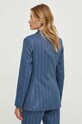 Abbigliamento Sisley giacca in lino misto 27I2LW01Y blu
