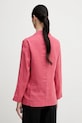 Ruházat Sisley len blézer 2AGHLW019 rózsaszín