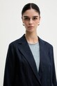 Sisley len blézer sötétkék 2AGHLW019