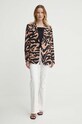 Sisley marynarka 2VJDLW024 multicolor SS24