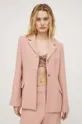 rózsaszín Lovechild gyapjú kabát