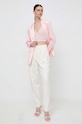 Guess marynarka REBECCA W4GN44.WDEE2 różowy SS24