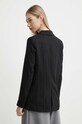 Odzież Desigual marynarka z domieszką lnu CRESTONE 24SWEW19 czarny