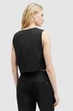 Îmbrăcăminte AllSaints vesta NELLIE WAISTCOAT WT512Z negru