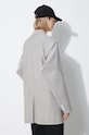 Kenzo marynarka wełniana Solid Kimono Blazer FE52VE2469RB.96 szary SS24