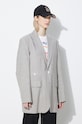 Odzież Kenzo marynarka wełniana Solid Kimono Blazer FE52VE2469RB.96 szary