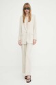 Пиджак с примесью льна Bruuns Bazaar OxalisBBFreida blazer BBW3938 бежевый SS24