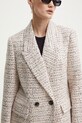 Bruuns Bazaar sacou din lana StickweedBBGrande blazer roz BBW3958