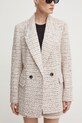 Bruuns Bazaar sacou din lana StickweedBBGrande blazer BBW3958 roz