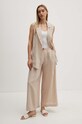 Льняной жилет Sisley 21I4LJ00L бежевый SS24