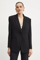 Elisabetta Franchi marynarka tkanina czarny GI09642E2.NORBLIN