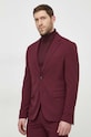 Odzież Lindbergh garnitur 30.61040.BURGUNDY bordowy