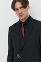 HUGO marynarka z domieszką wełny czarny 50516038