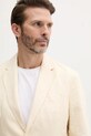 United Colors of Benetton blazer din amestec de in bej 2YQSUW014