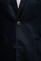 Sako s prímesou ľanu United Colors of Benetton 2YQSUW014 tmavomodrá