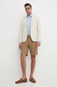 Sisley sacou din bumbac 2WMDSW01U bej SS24