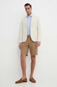 Sisley sacou din bumbac 2WMDSW01U bej SS24