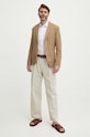 Sisley sacou din bumbac 2WMDSW01U maro SS24