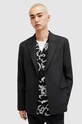 Пиджак с примесью шерсти AllSaints Dima slim чёрный MJ201Z