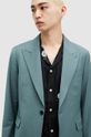 AllSaints marynarka z wełną MOAD BLAZER MJ553Z turkusowy SS24