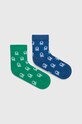 United Colors of Benetton skarpetki dziecięce 2-pack skarpetki długie zielony 6AO307029.B.G.Seasonal