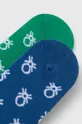 Detské ponožky United Colors of Benetton 2-pak zelená