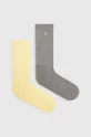 žltá Detské ponožky United Colors of Benetton 2-pak Chlapčenský