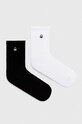 United Colors of Benetton skarpetki dziecięce 2-pack skarpetki długie czarny 6AO30702A.B.G.Seasonal