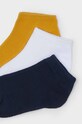 Mayoral calzini bambino/a pacco da 3 10706.5D.Skarpetki.PPYH giallo SS24