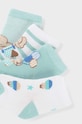 Mayoral Newborn skarpetki niemowlęce 4-pack 9706.1A.Newborn.PPYH turkusowy SS24