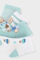 Mayoral Newborn skarpetki niemowlęce 4-pack 9706.1A.Newborn.PPYH turkusowy SS24