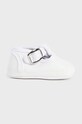 Mayoral Newborn baba cipő szintetikus bőr fehér 9731.1F.Newborn.PPYH
