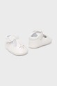 Mayoral Newborn papuci bebe imitatie de piele alb 9737.1M.Newborn.PPYH