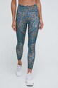 adidas by Stella McCartney legginsy treningowe Truepurpose wzorzyste turkusowy IN3606