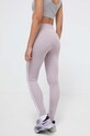 Odzież adidas Performance legginsy treningowe Optime 3Stripes IT9129 fioletowy