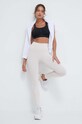 adidas Performance legginsy treningowe All Me IT9151 beżowy SS24