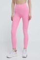 adidas Performance leggins de antrenament All Me tricotaj roz IT9155