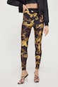 Legíny Versace Jeans Couture pletenina černá 76HAC101