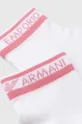Nogavice Emporio Armani Underwear 2-pack bela