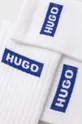 Nogavice Hugo Blue 3-pack bela